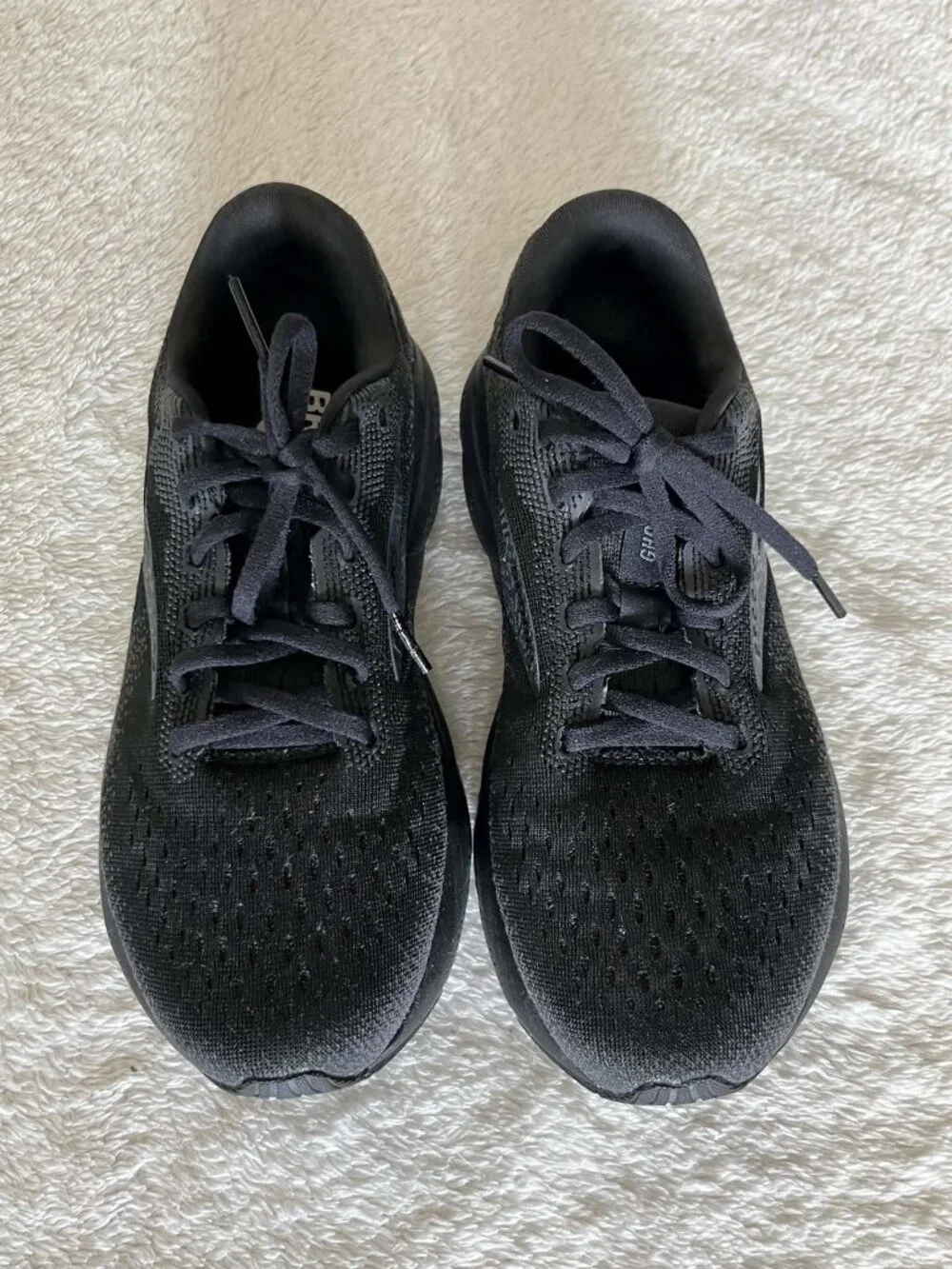 Brooks Ghost 16 Neutral Running Shoes Women's size 7.5 Wide Black